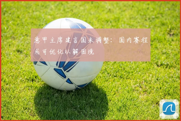 意甲主席建言国米调整：国内赛程或可优化以解困境